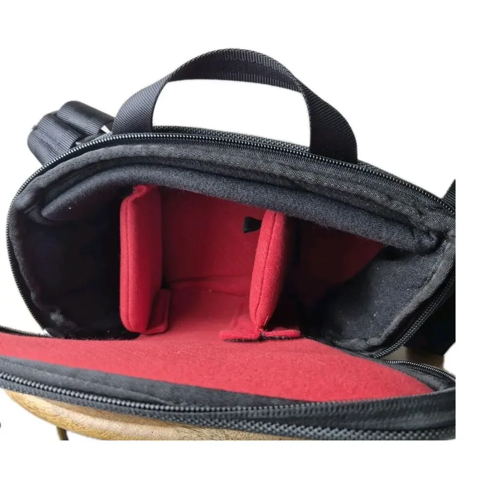 booq Python Camera Bag Heavy Duty Nylon Gray Padded Messenger Shoulder Case